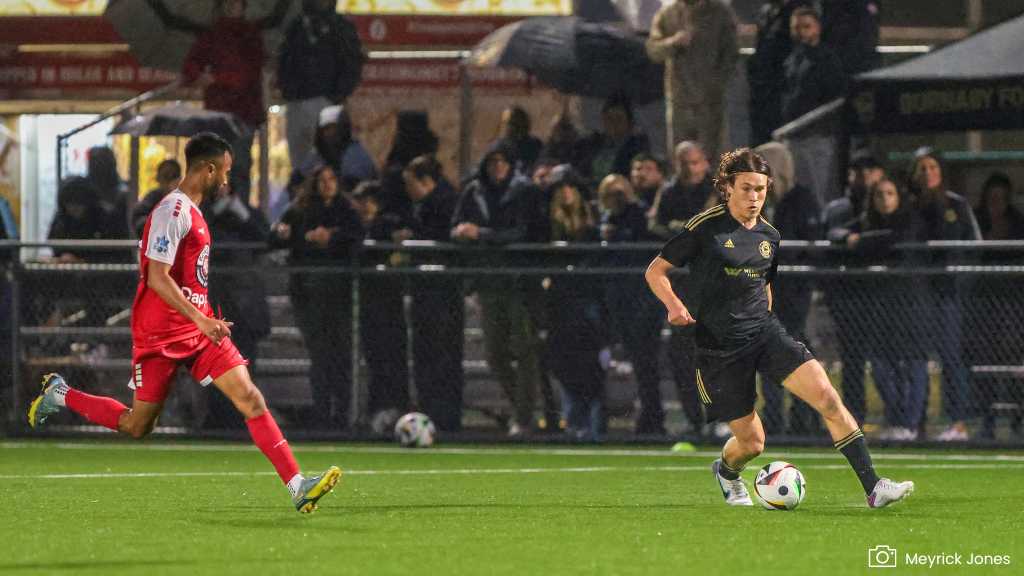 burnaby player on the ball